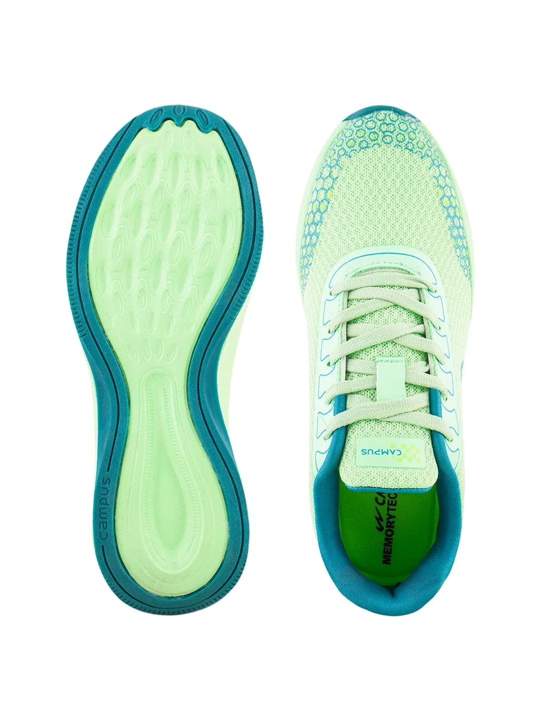BEACH Green Women's Sports Shoes Worn Out Running Shoes
