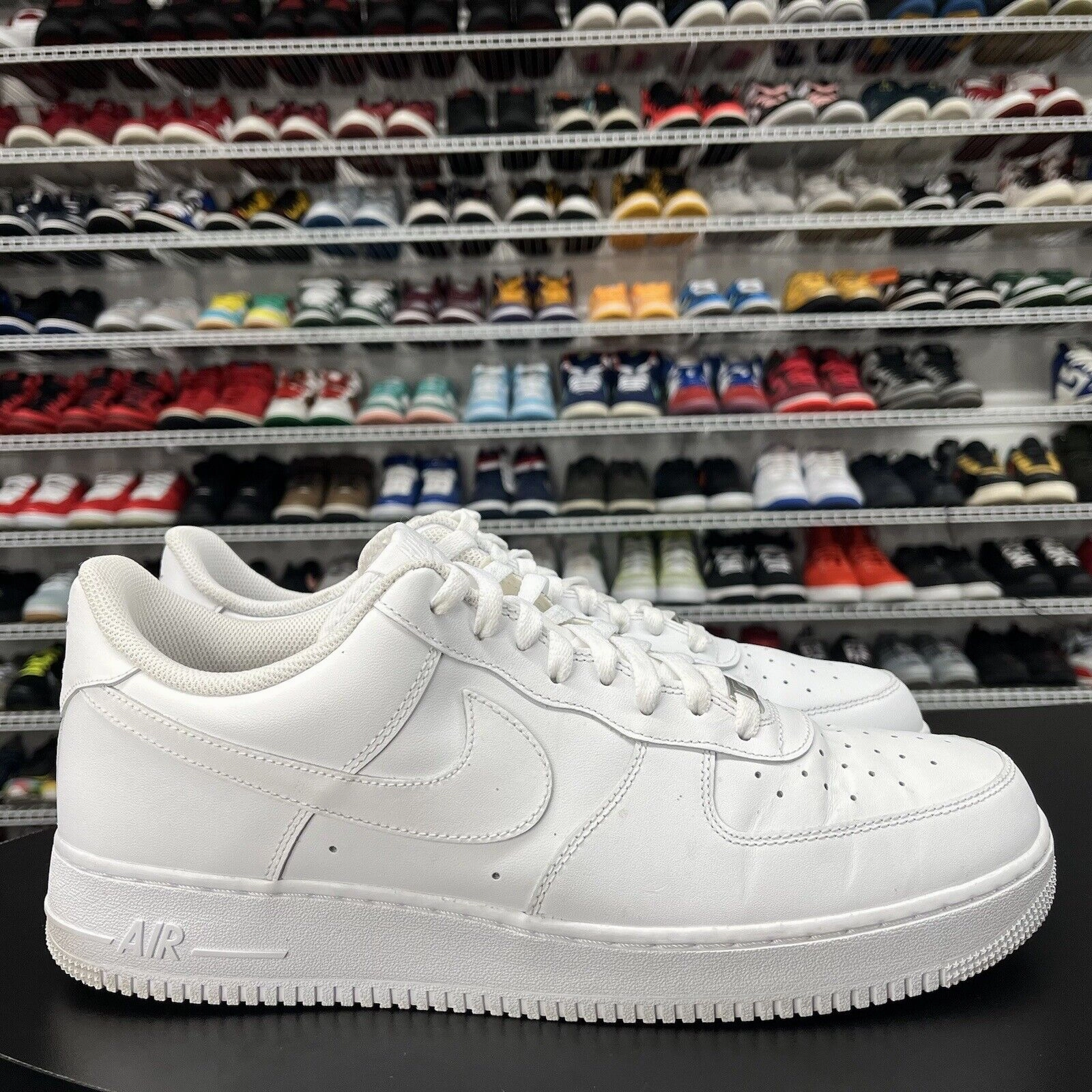 Nike Air Force 1 Low '07 White 315122-111 Men's Size 14 Missing Insole Running Shoes For Supination Asics