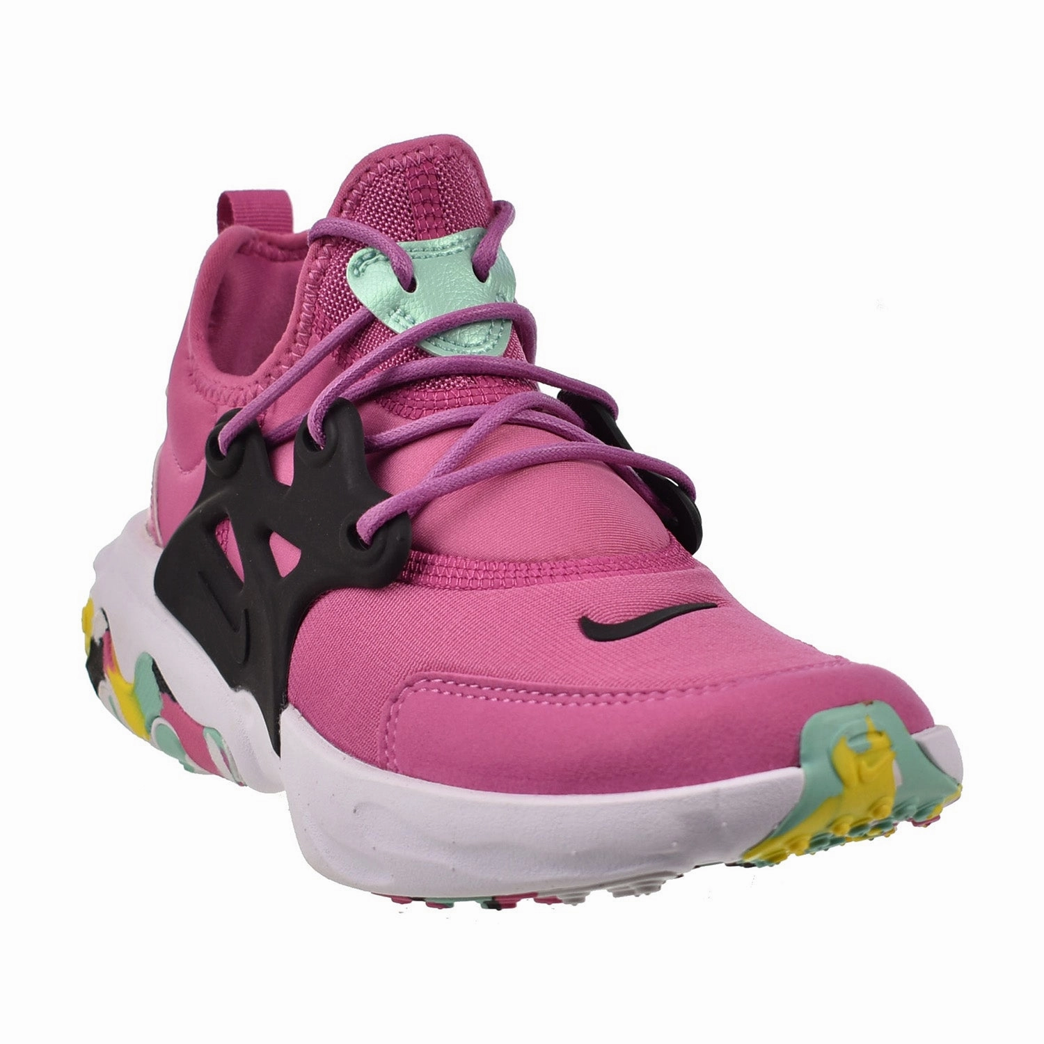 Nike React Presto MC (GS) Big Kids' Shoes Cosmic Fuchsia-Camo Hiking Shoes Asics