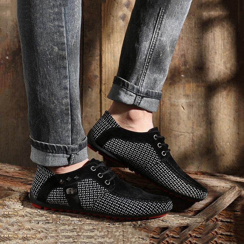 Best Running Shoes For Semi Flat Feet New 2017 Hot Sale Spring Autumn Fashion Men Shoes Mens Flats Casual Suede Shoes Comfortable Breathable Flats Driving Loafers