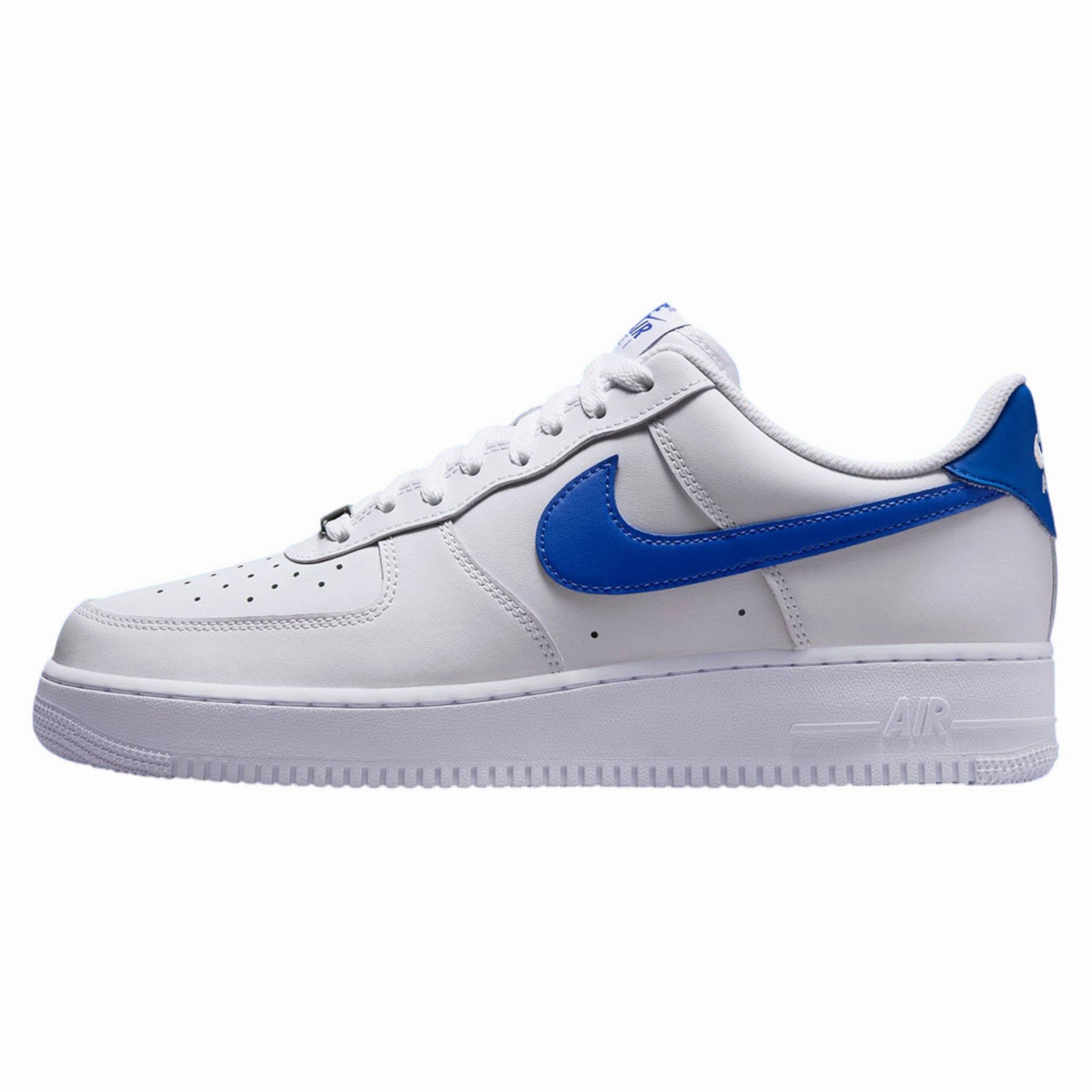 Nike Air Force 1 Low '07 White Hyper Royal Race Day Shoes Asics