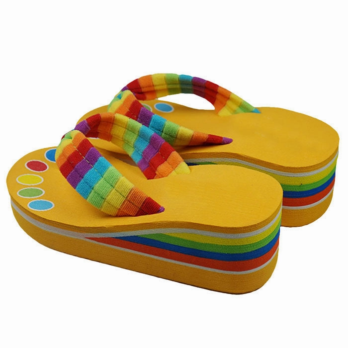 Best Flip Flops To Wear At Home er Women Shoes High Heels Flip Flops Platform wedges for women Sals Flip slippers beach woman shoes