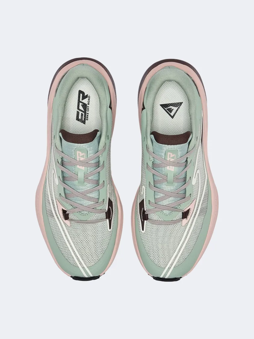 Infinityrn 4 Road Running Shoes Erke Cross Country Women Running Shoes Light Green/Coffee