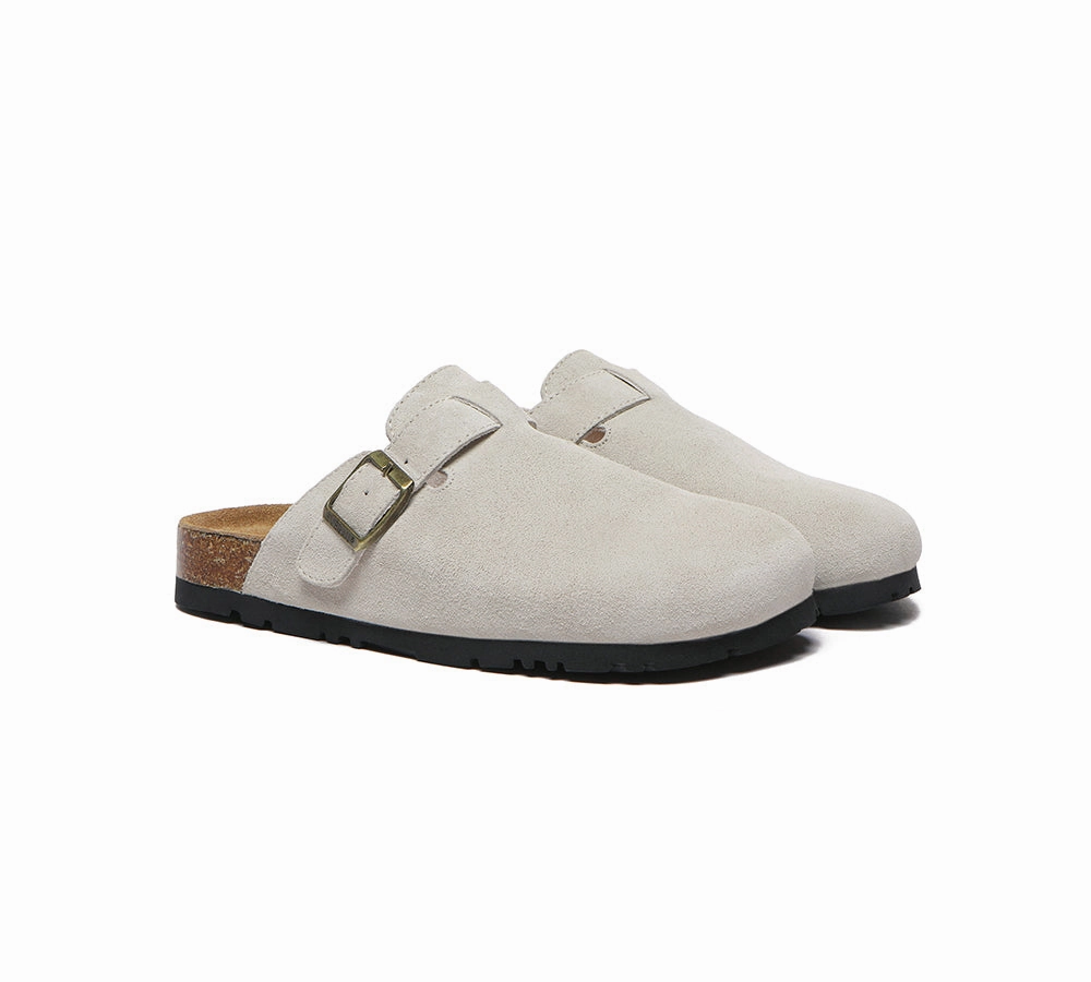 Slippers That Don't Make Your Feet Sweat EVERAU Men Adjustable Buckled Straps Slip-on Flat Sandal Slides Large Size Mason