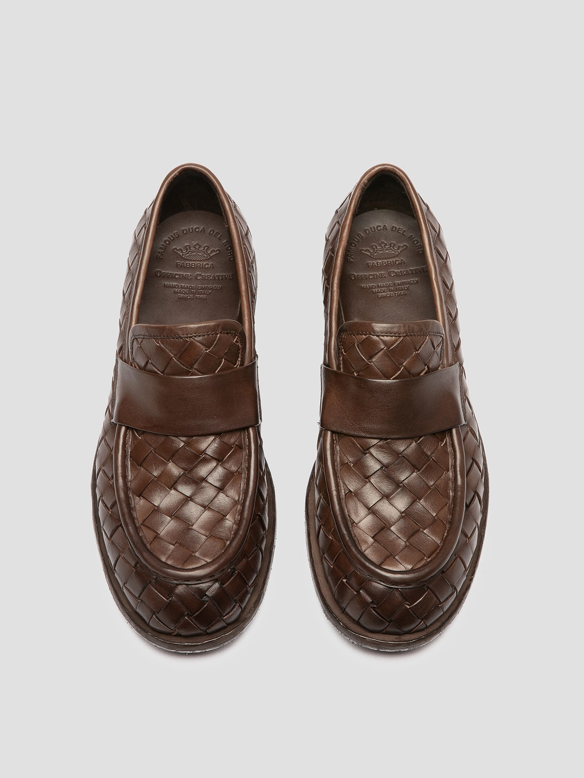 Gucci Princetown Loafers RUGGED 008 - Brown Leather Penny Loafers