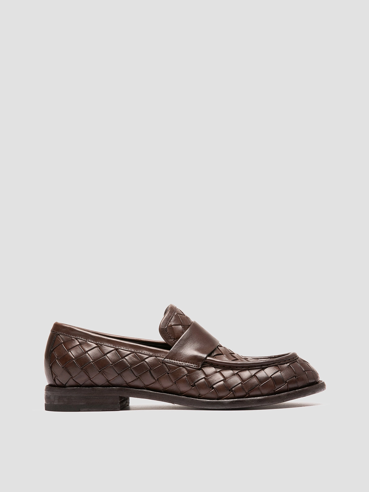 Dream Pairs Loafers RUGGED 008 - Brown Leather Penny Loafers