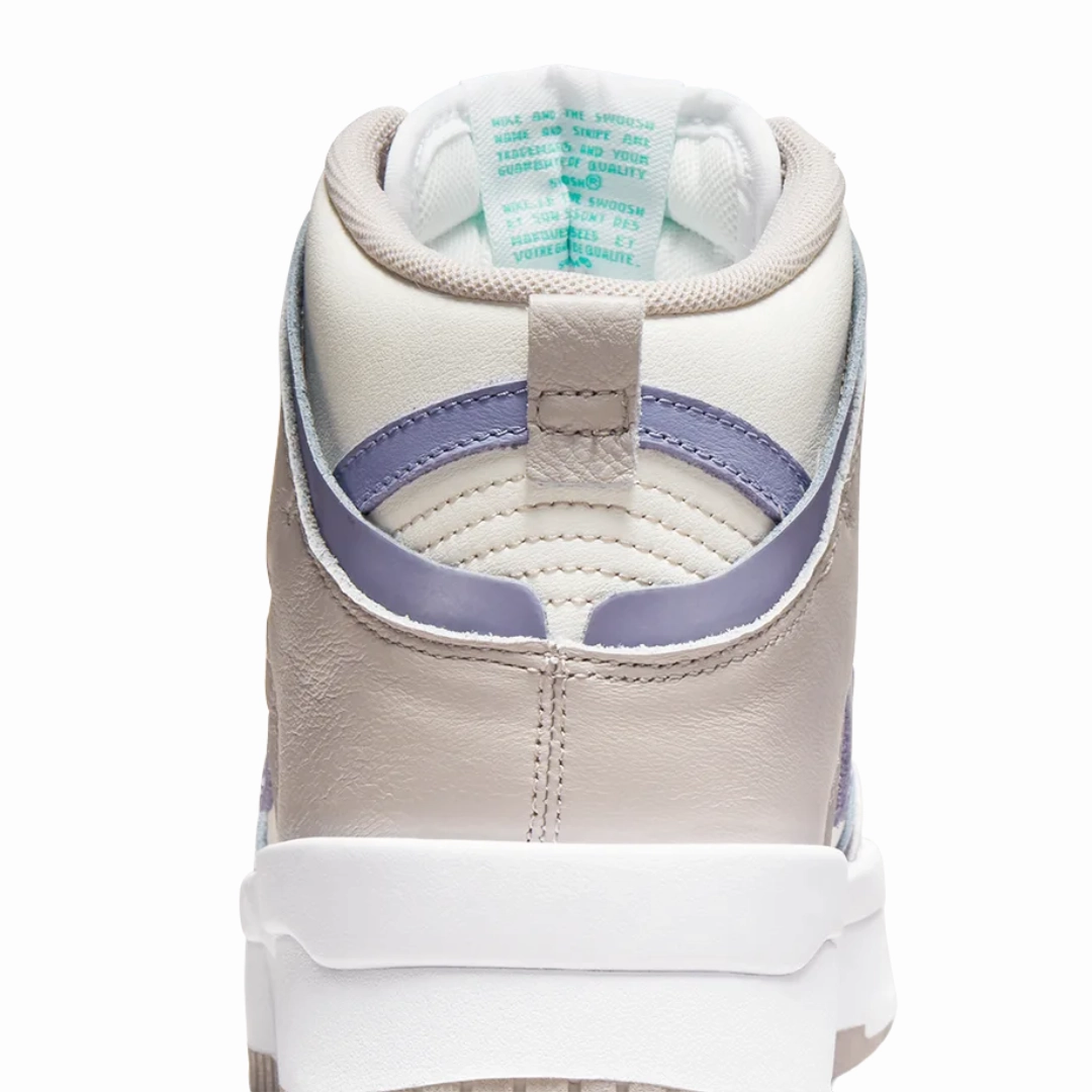Nike - Women's Dunk High Up 'Iron Purple' - Sail / Iron Purple / College Grey Asics Touch Football Shoes