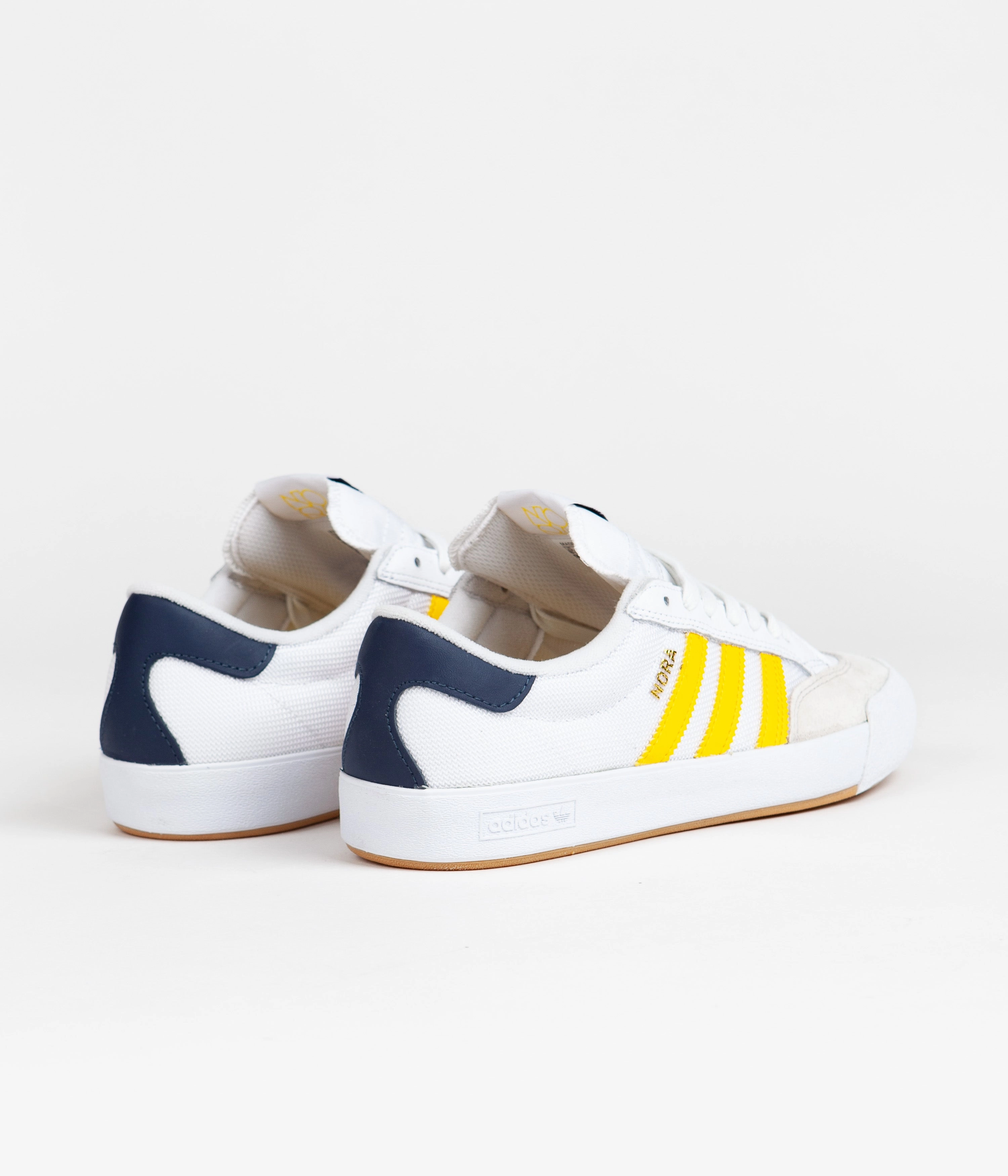 Adidas Samba Liverpool Shoes Adidas Nora Shoes - FTWR White / Bold Gold / Collegiate Navy
