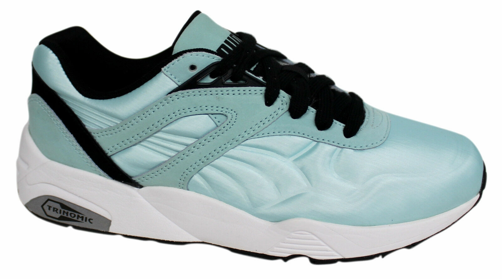 Puma Trinomic R698 Matt & Shine Mens Aqua Trainers Asics Fifty Four Wrestling Shoes