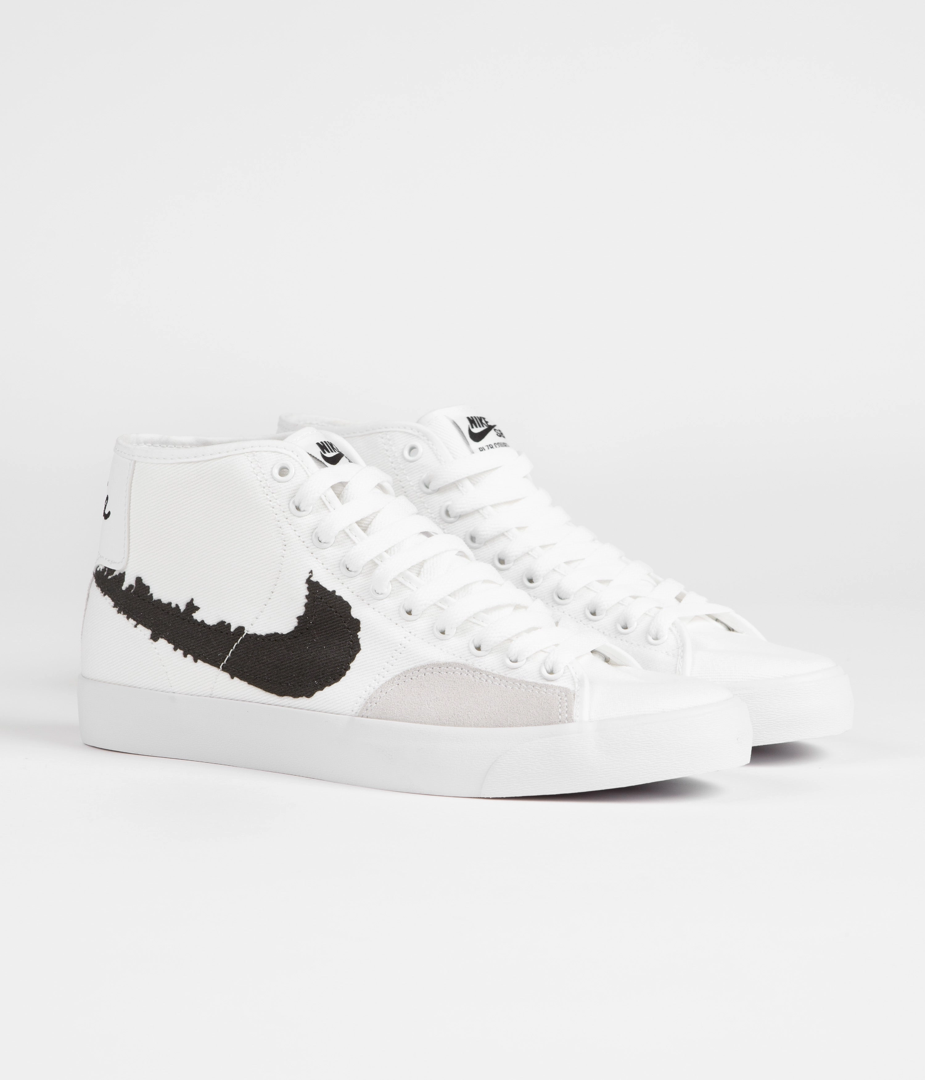 Nike SB Blazer Court Mid Premium Shoes - White / Black - White Ebay Asics Shoes