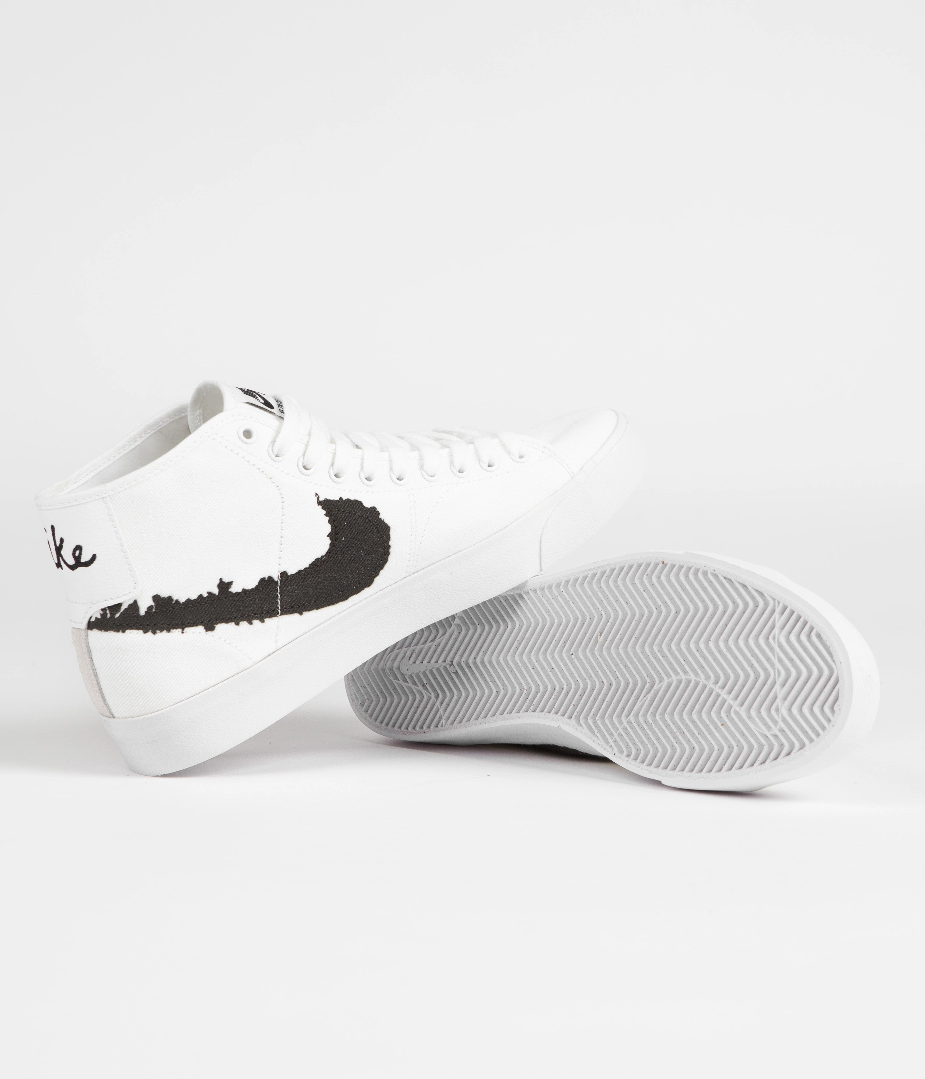 Nike SB Blazer Court Mid Premium Shoes - White / Black - White Asics Gore Tex Trail Running Shoes
