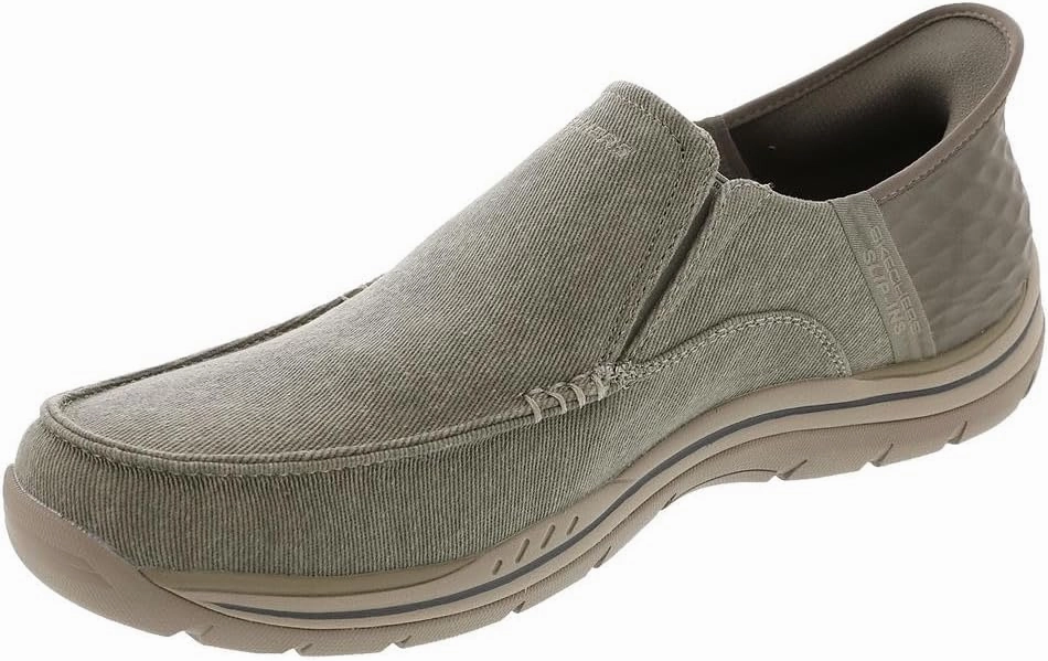 Skechers Men's Expected Cayson Hands Free Slip in Bk British Knights Sneakers