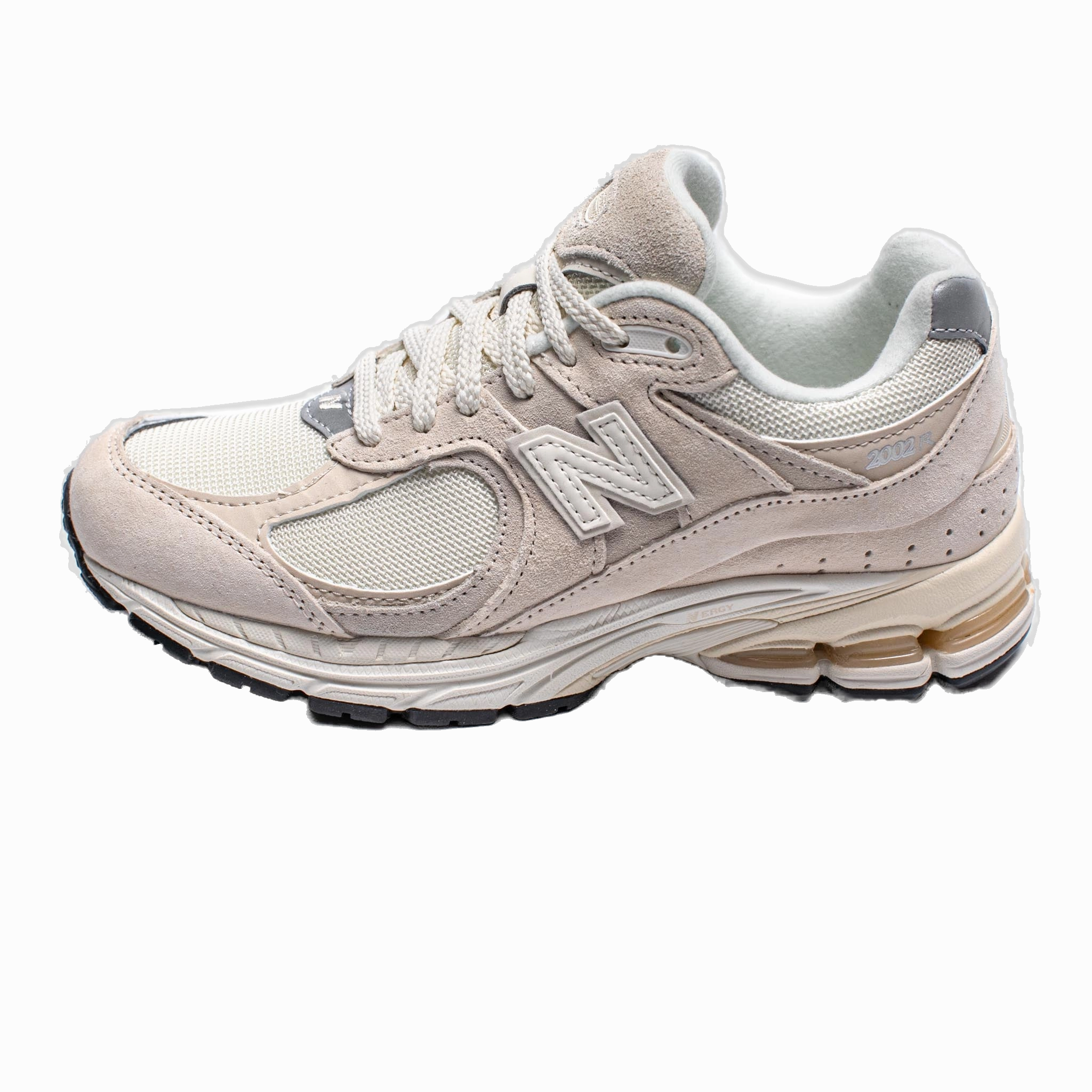 New Balance Men's 2002r Shoes - Calm Taupe / Off White Green New Balance Basketball Shoes