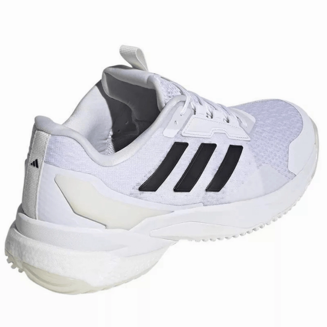 Tan Adidas Tennis Shoes Adidas Crazyflight 5 Indoor - Cloud White/Core Black/Zero Metalic
