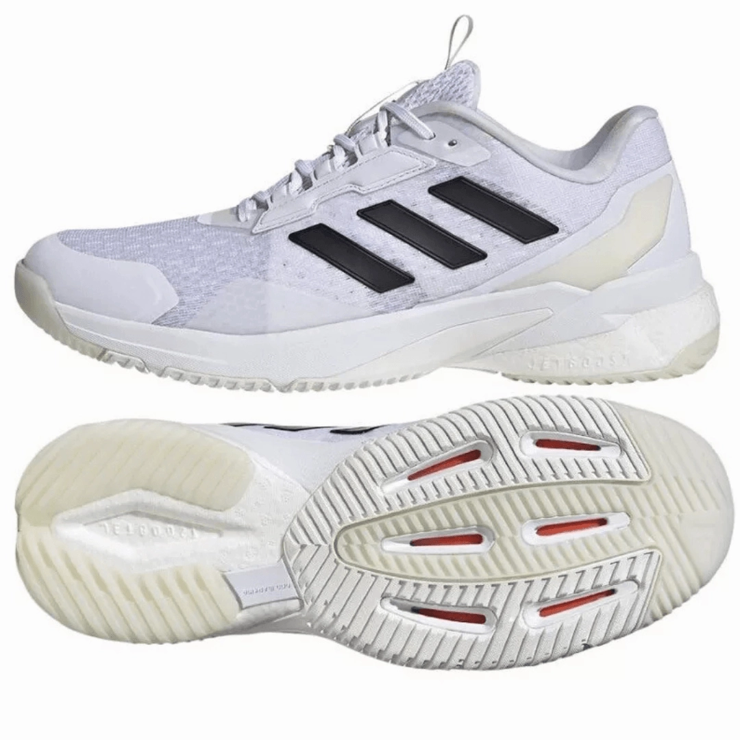Adidas Crazyflight 5 Indoor - Cloud White/Core Black/Zero Metalic Adidas The Road Shoe