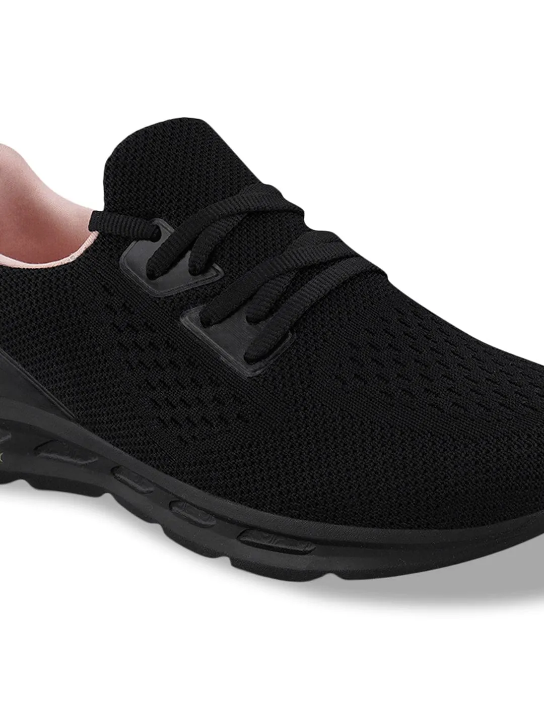 FABIAN Black Women's Sports Shoes Navy Running Shoes