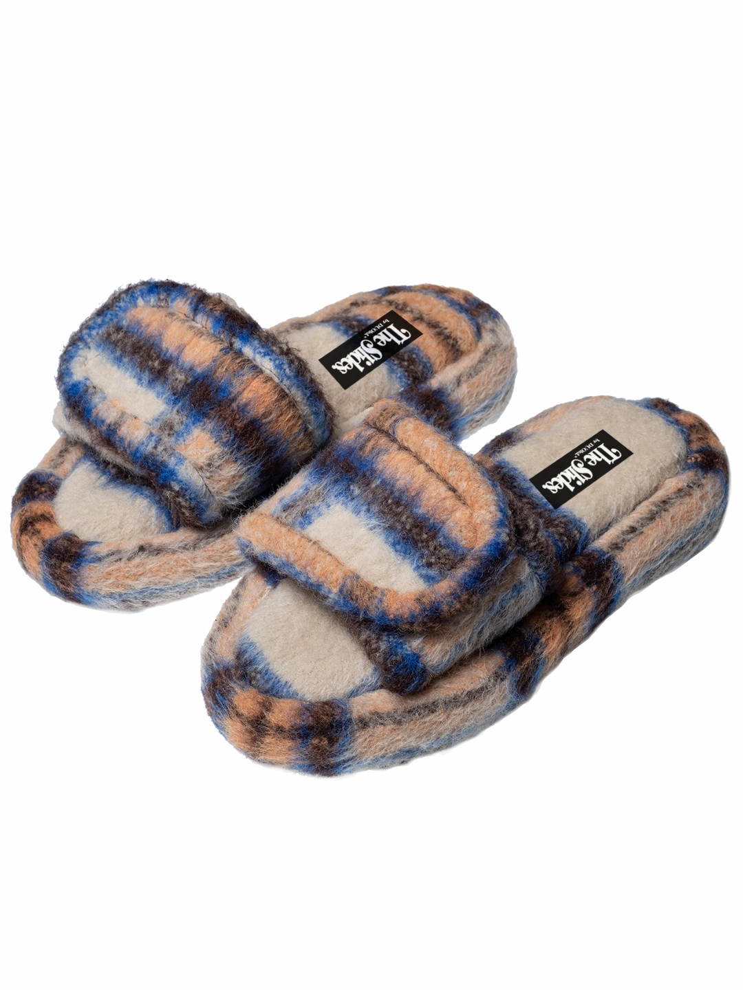 Buy Ruby Slippers The Checked Mohair Slides.