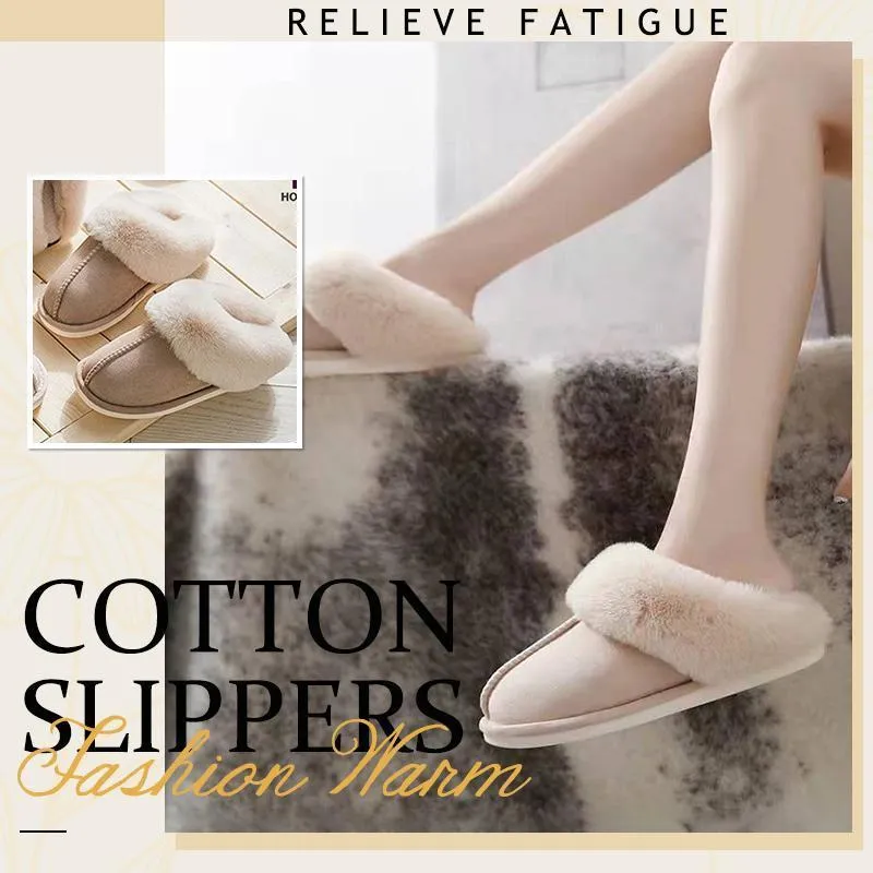 Free Pattern Slippers Fashion Warm Cotton Slippers