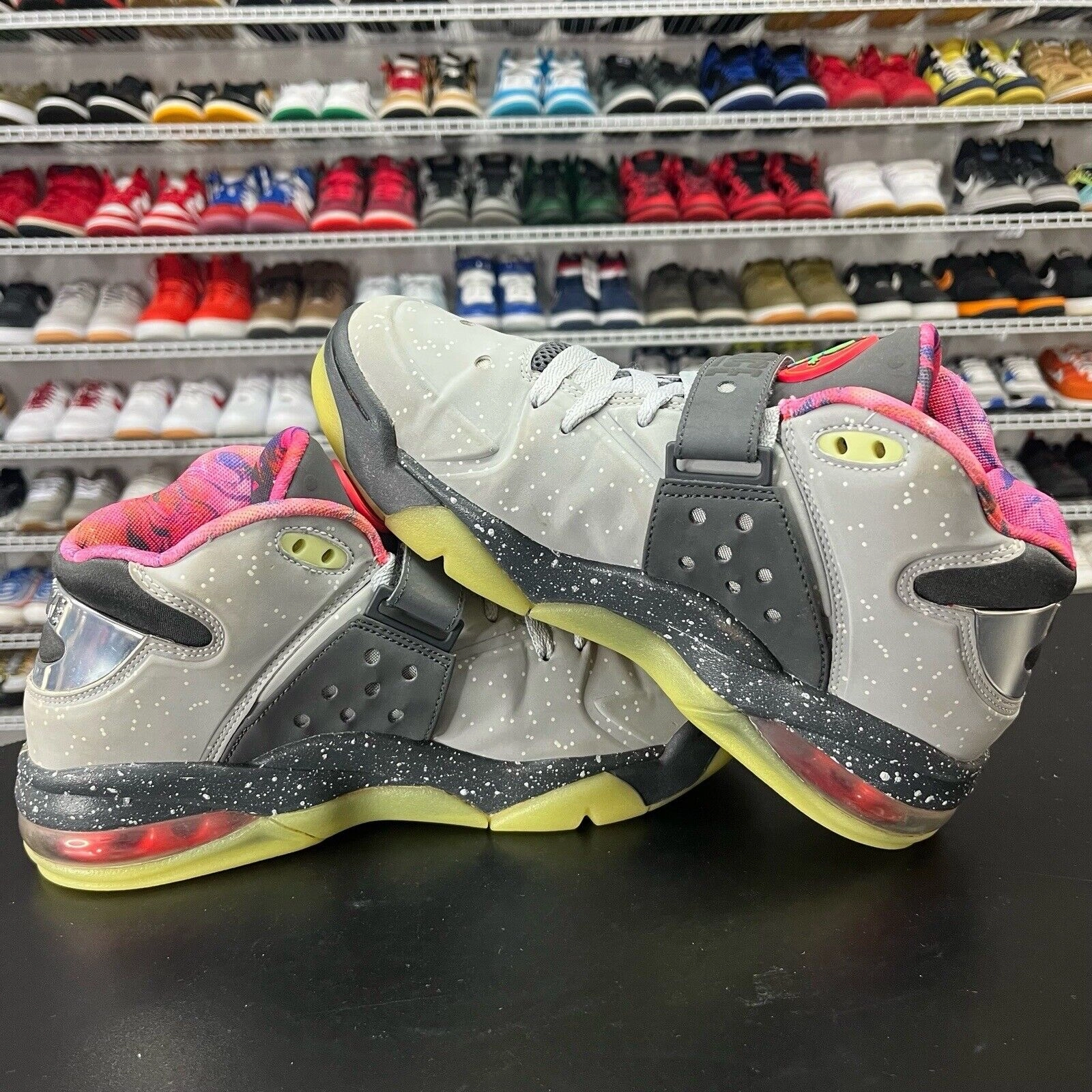 Asics Jordan Burroughs Shoes Nike Air Force Max 2013 PRM QS Area 72 - 597799 001 Men's 7