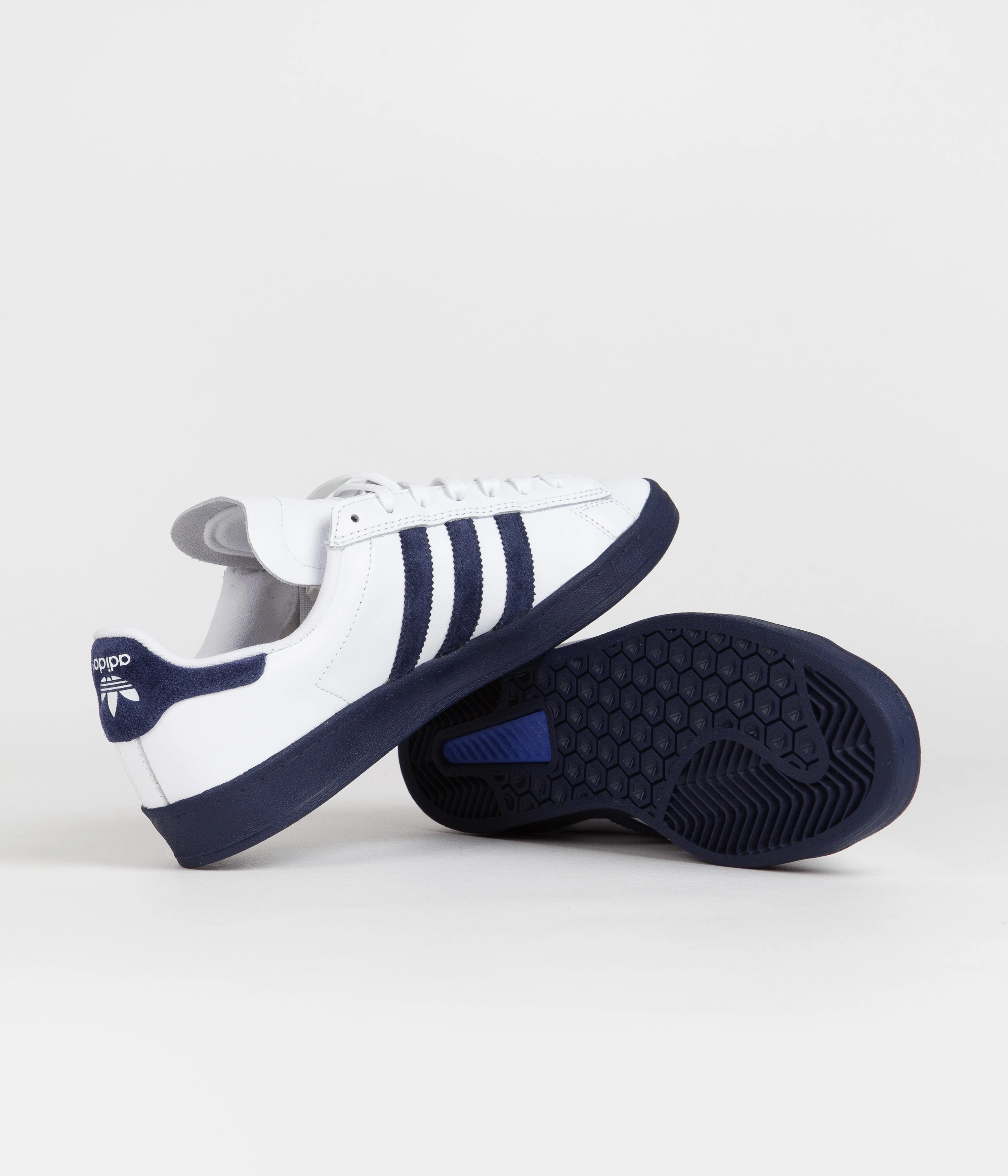 Adidas Campus ADV Shoes - FTWR White / Collegiate Navy / Bluebird Adidas Oztral Shoes