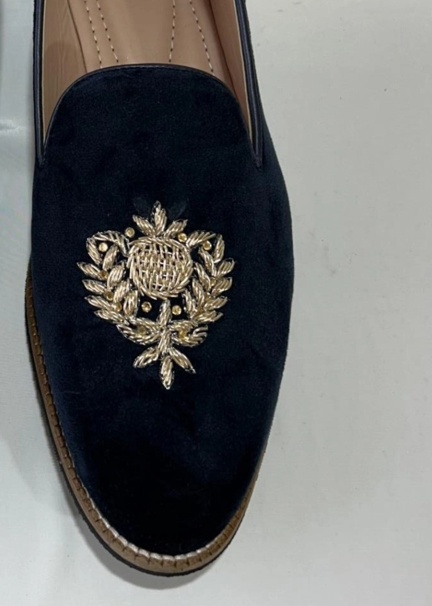 Pinch Penny Loafers DARK NAVY BLUE SUEDE SHOES FOR MEN