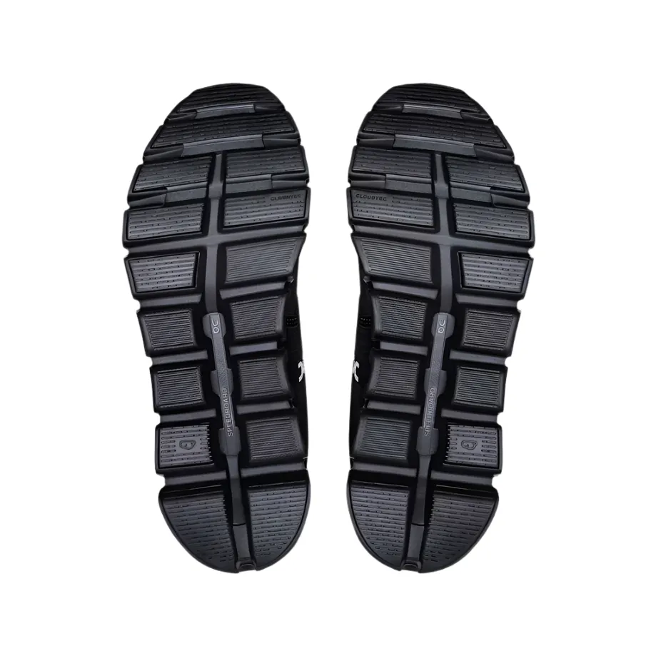 On Running Women's Cloud 6 Waterproof Athletic Shoe - All Black Glycerin 22 Running Shoes