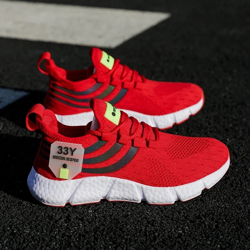 Men Casual Sports Shoes Breathable Lightweight Sneakers Summer Outdoor Tennis Running Walking Shoes Male Vulcanized Shoes Man Flat 1920s Shoes