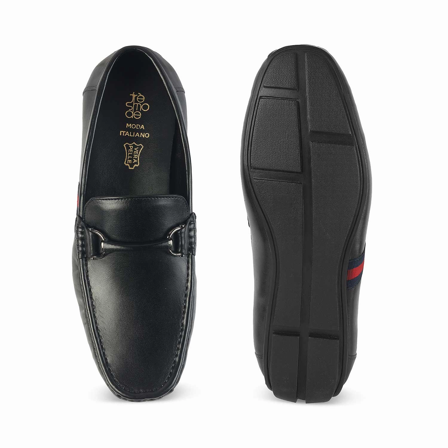 Socks With Loafers Or Not Tresmode Monoco Black Men's Leather Driving Loafers