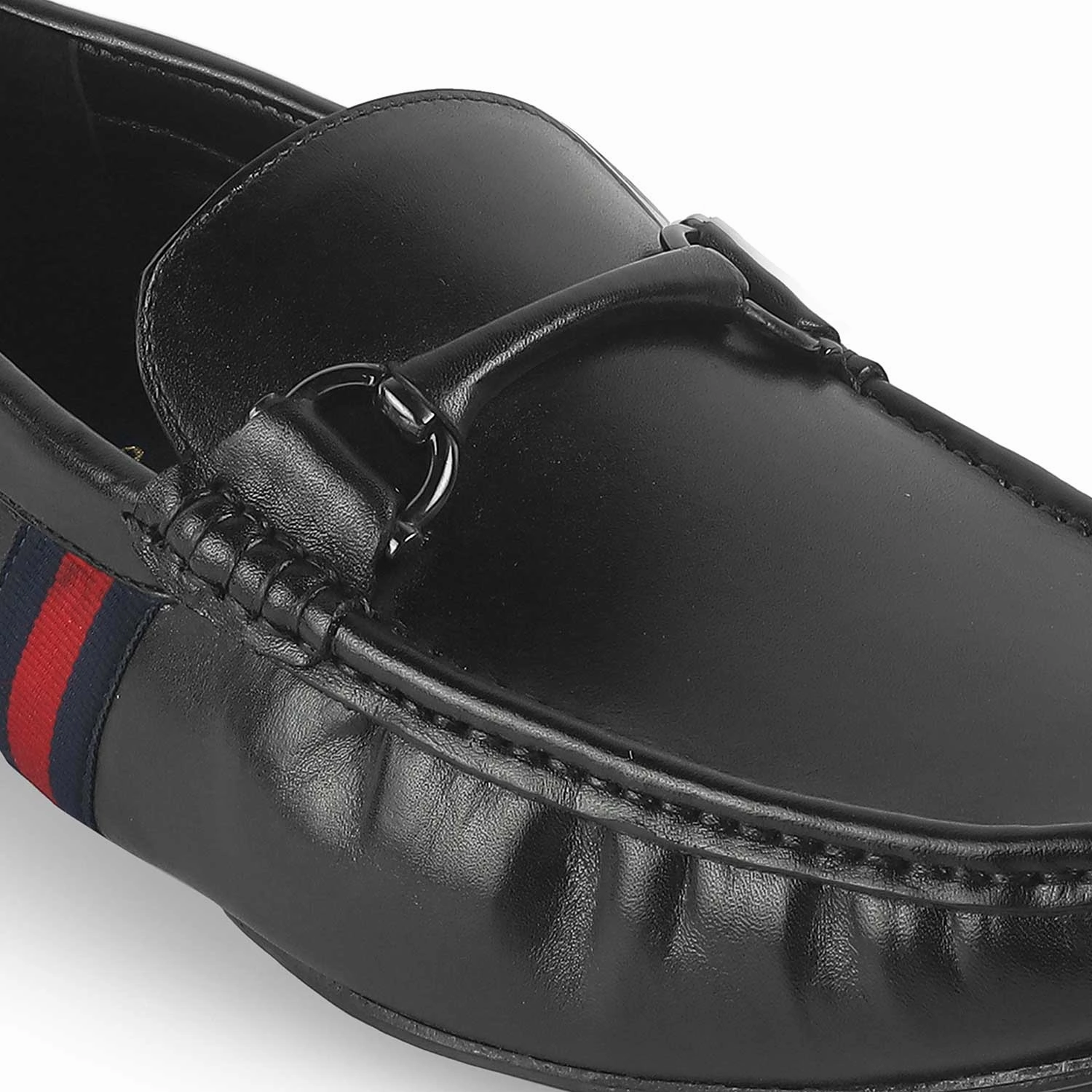 Tresmode Monoco Black Men's Leather Driving Loafers Loafers Brixton