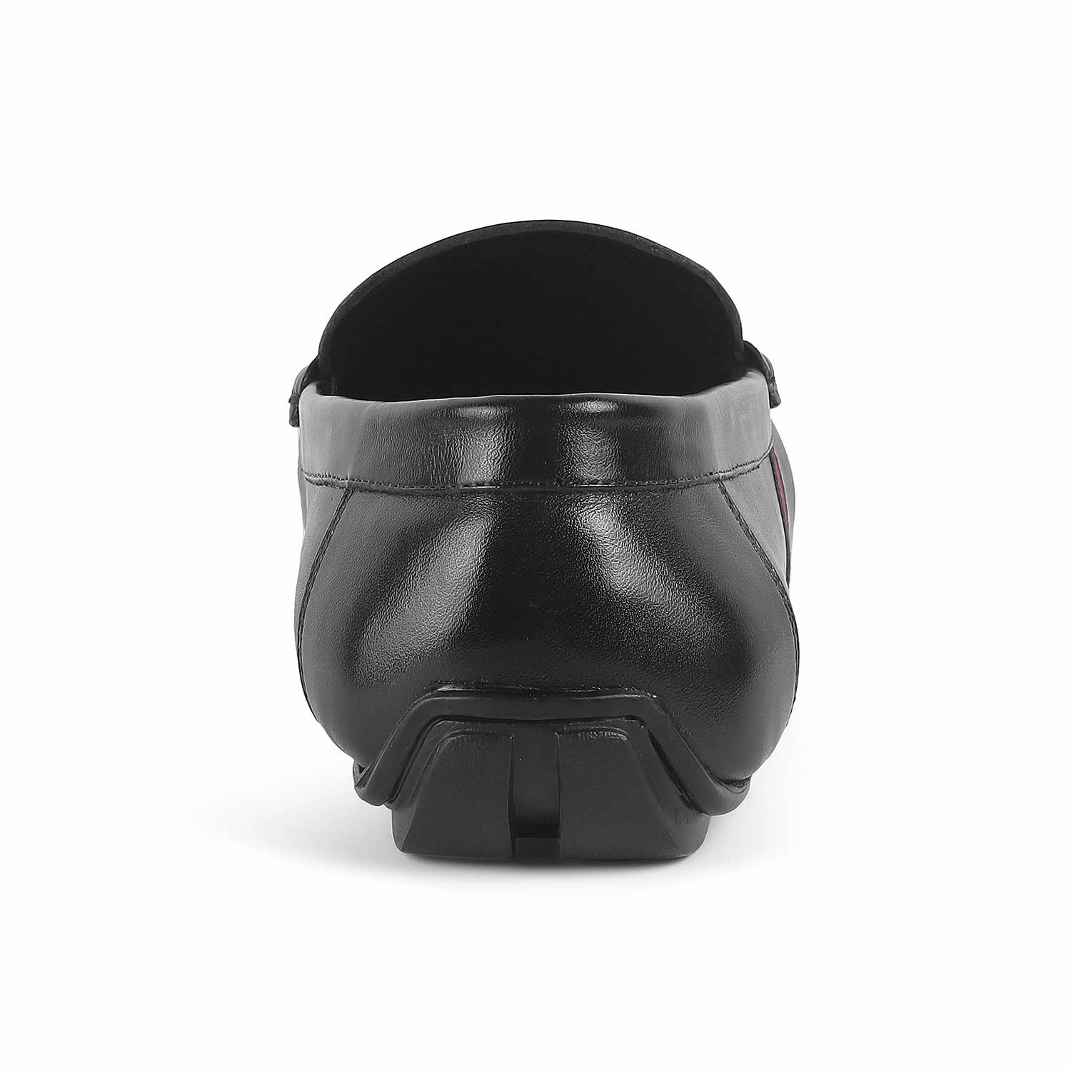 Tresmode Monoco Black Men's Leather Driving Loafers Swims Penny Loafers