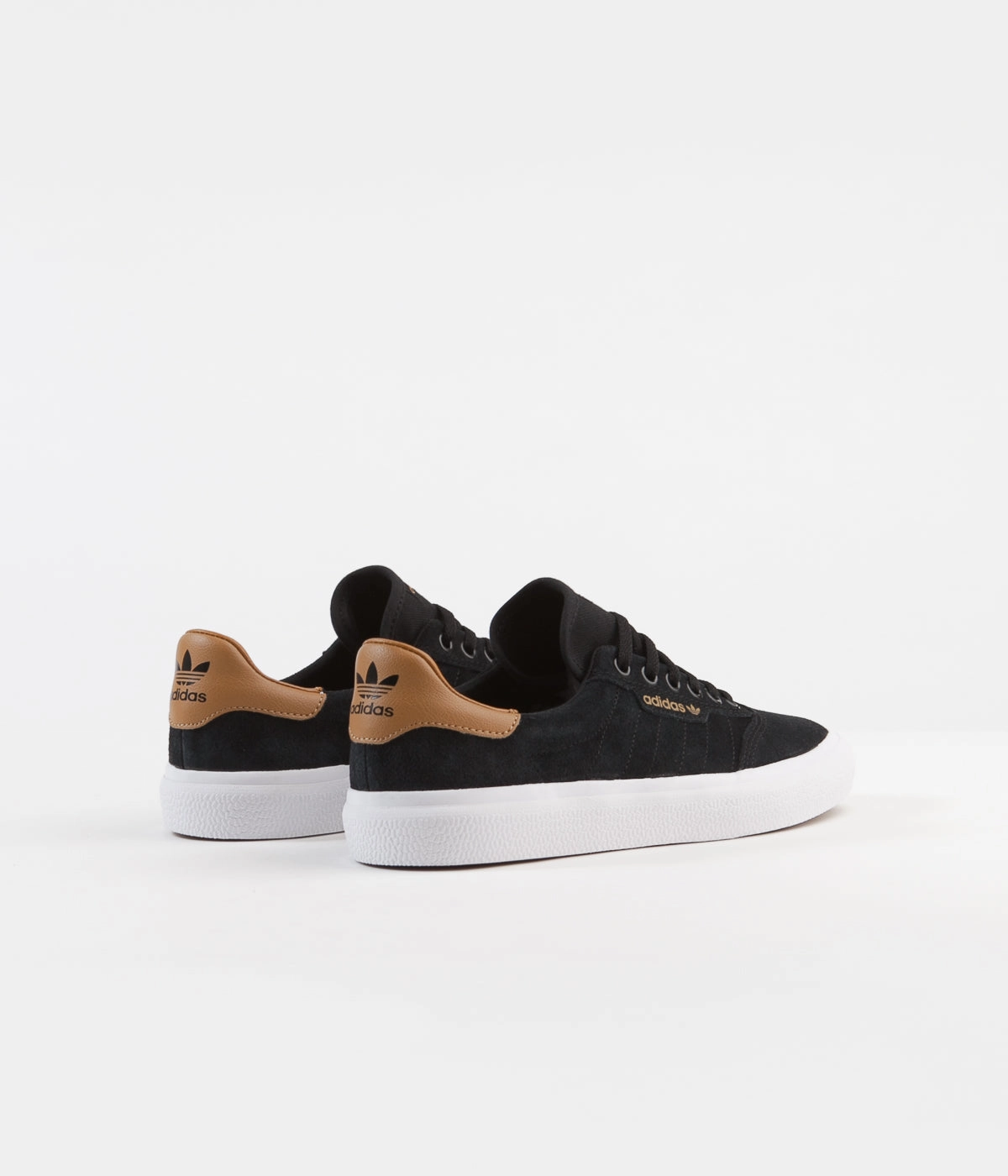 Adidas 3MC Shoes - Core Black / Mesa / White University Of Miami Adidas Shoes