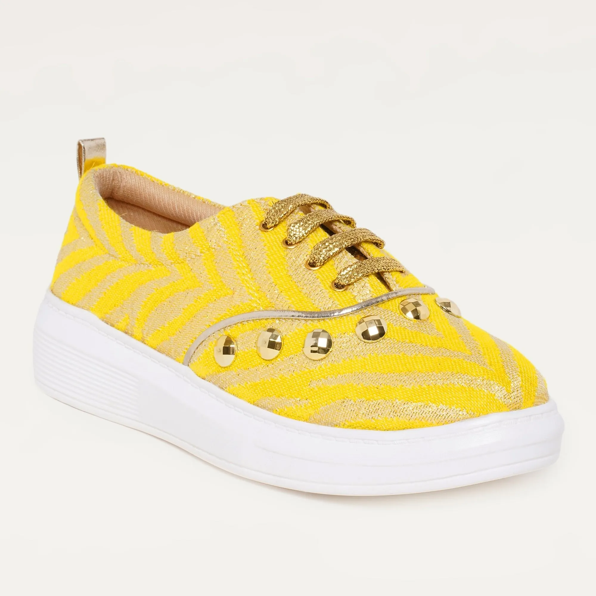 Juliet Sneakers in Yellow Dkny Sneakers