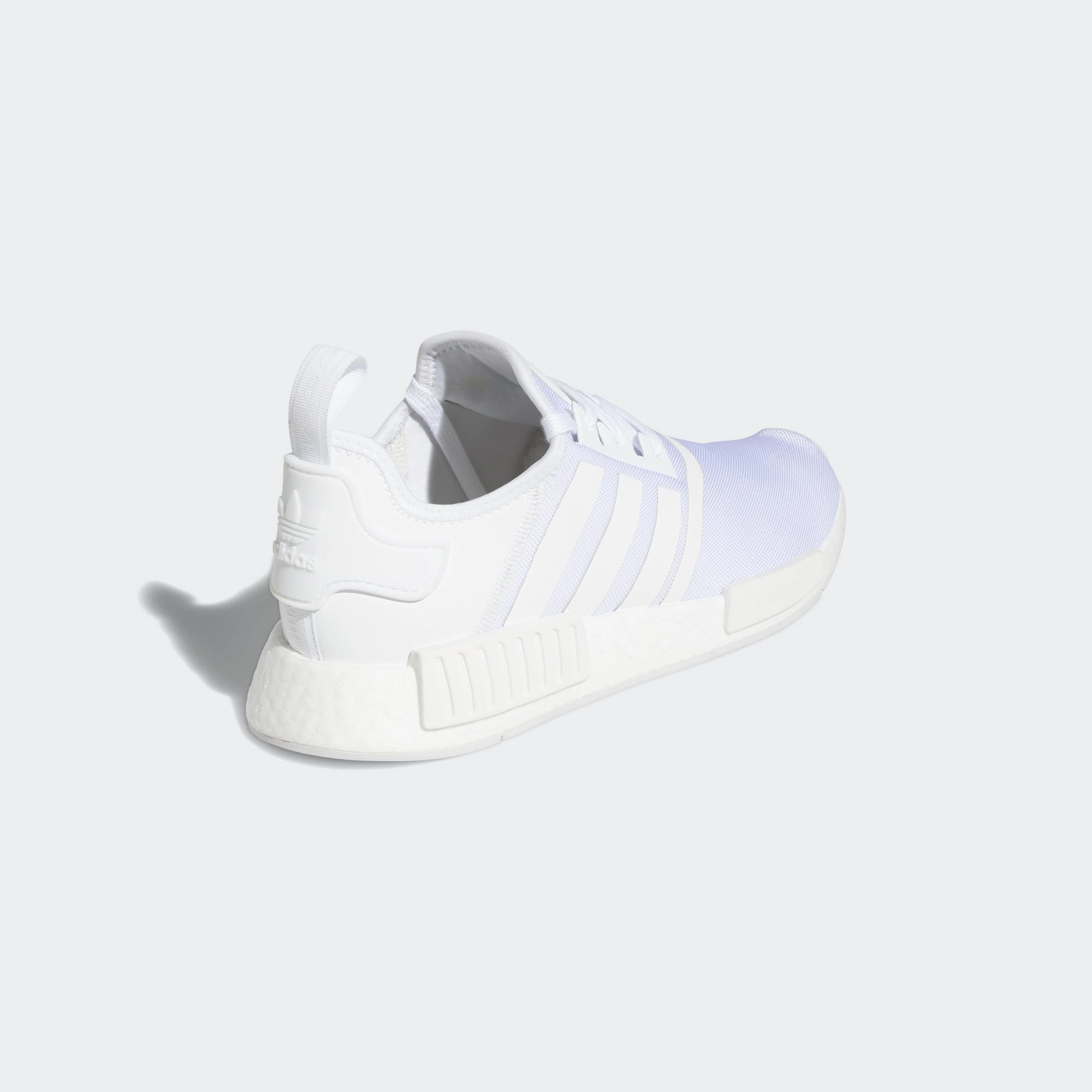 Men's adidas Originals NMD_R1 Shoes Triple White Adidas Brand With The 3 Stripes Shoes