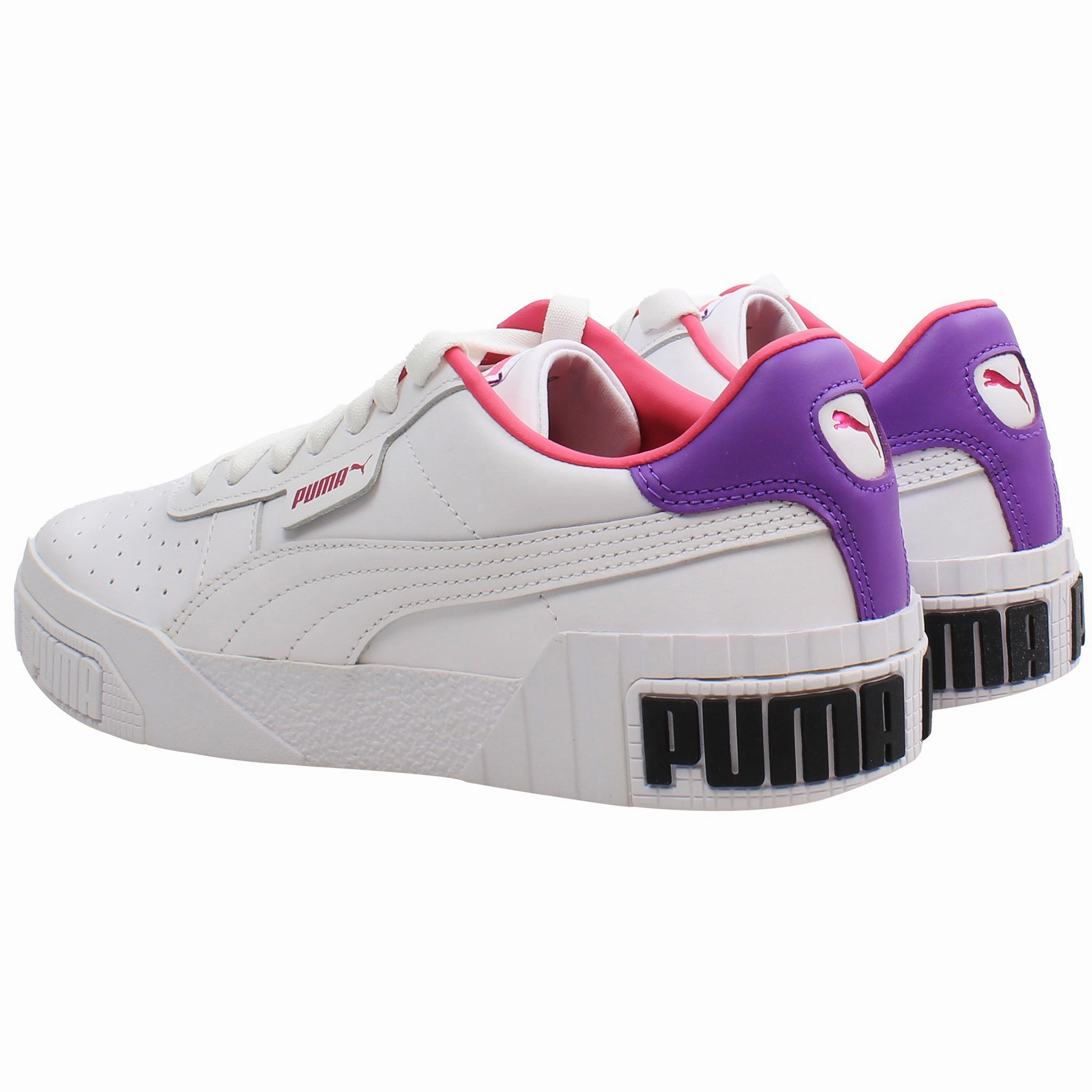 Puma Cali Bold Womens White Trainers Running Shoes For Supination Asics