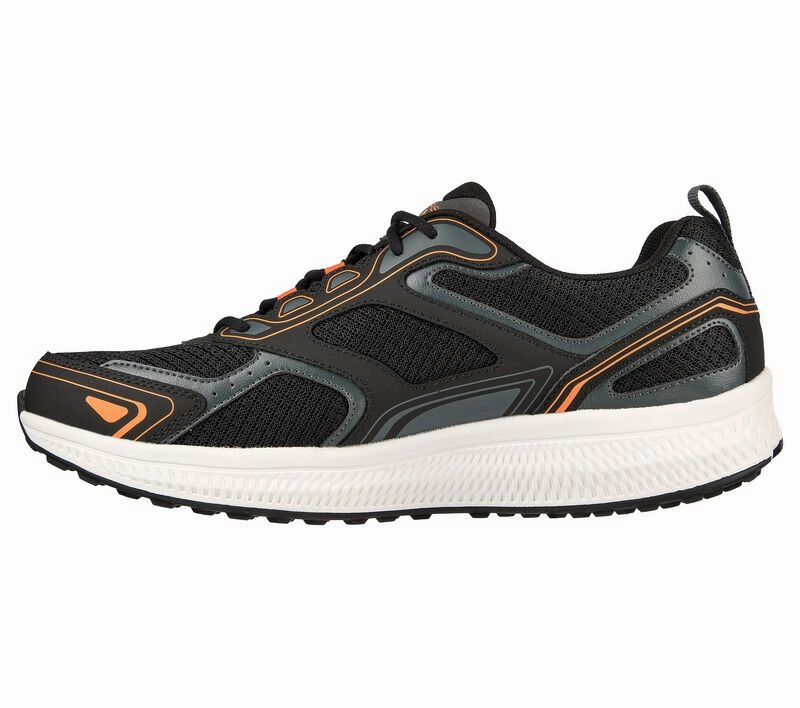 Best Shoes For Spartan Run Skechers Men GOrun Consistent 220034 Extra Wide (Black/Orange)