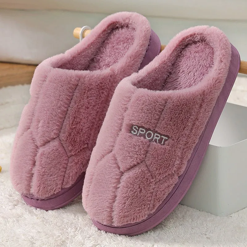 Loafer Slides Women Indoor Warm Slippers
