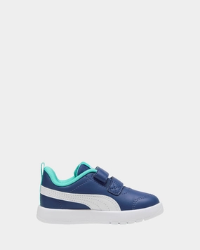 Asics Shoes Superblast Courtflex V3 V Inf B Dark Blue/White/Bright Blue