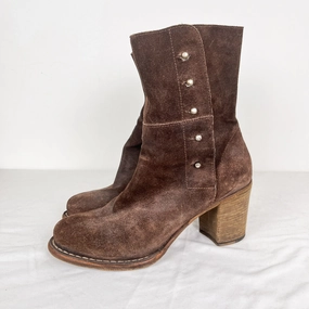 Fiorentini & Baker Suede Leather Heeled Boots New Balance 806