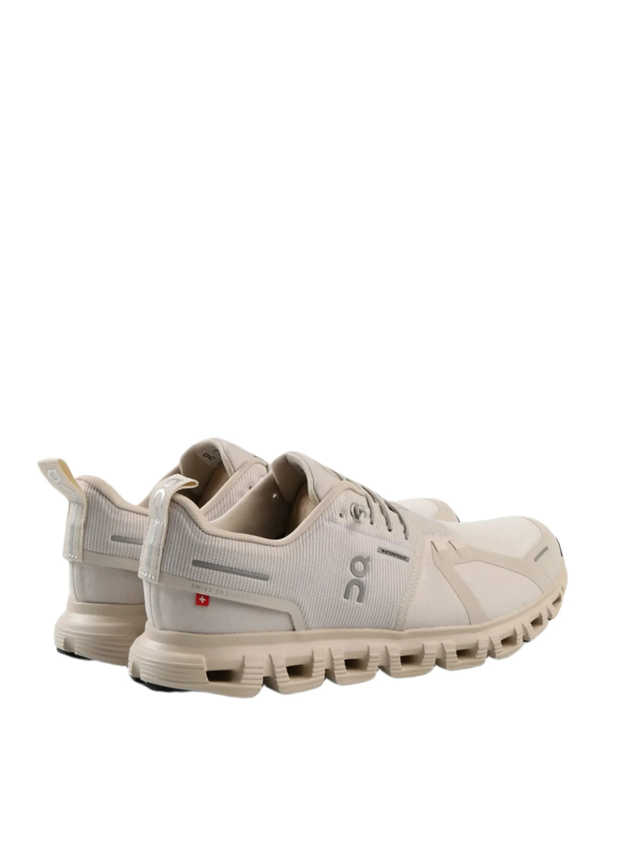 On Running Women's Cloud 6 Waterproof Athletic Shoe - Pearl/Cream Run Away Shoes Bay