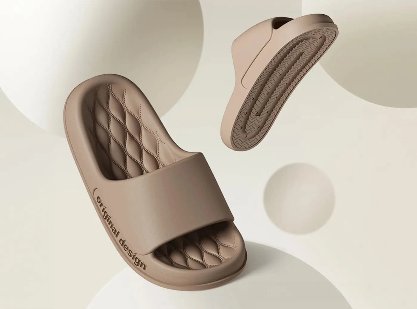 Luca Slippers FitVille Men's Shower Slippers