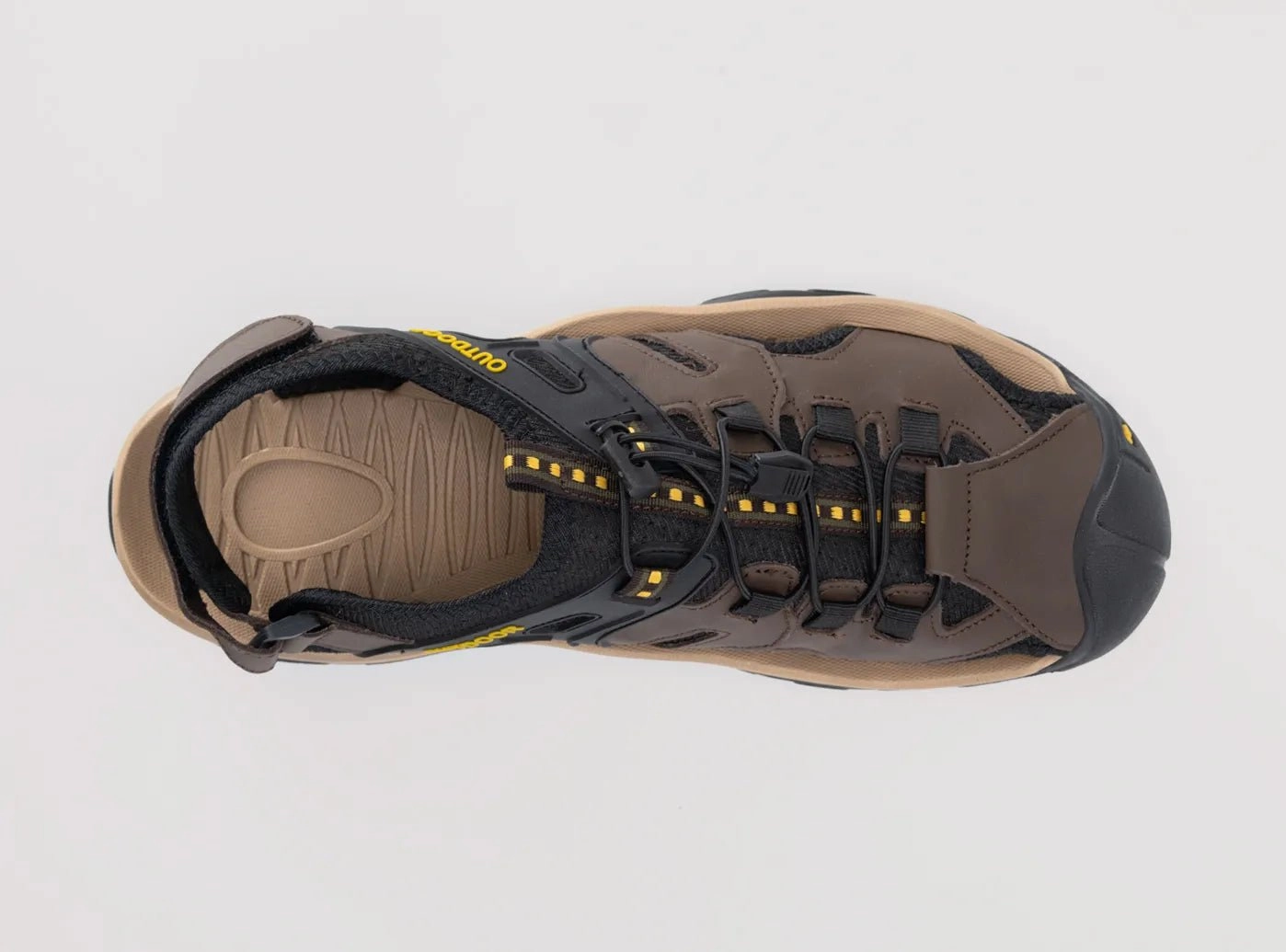 FitVille Men's TrekToe Sandals V2 Comfortable Wedding Sandals