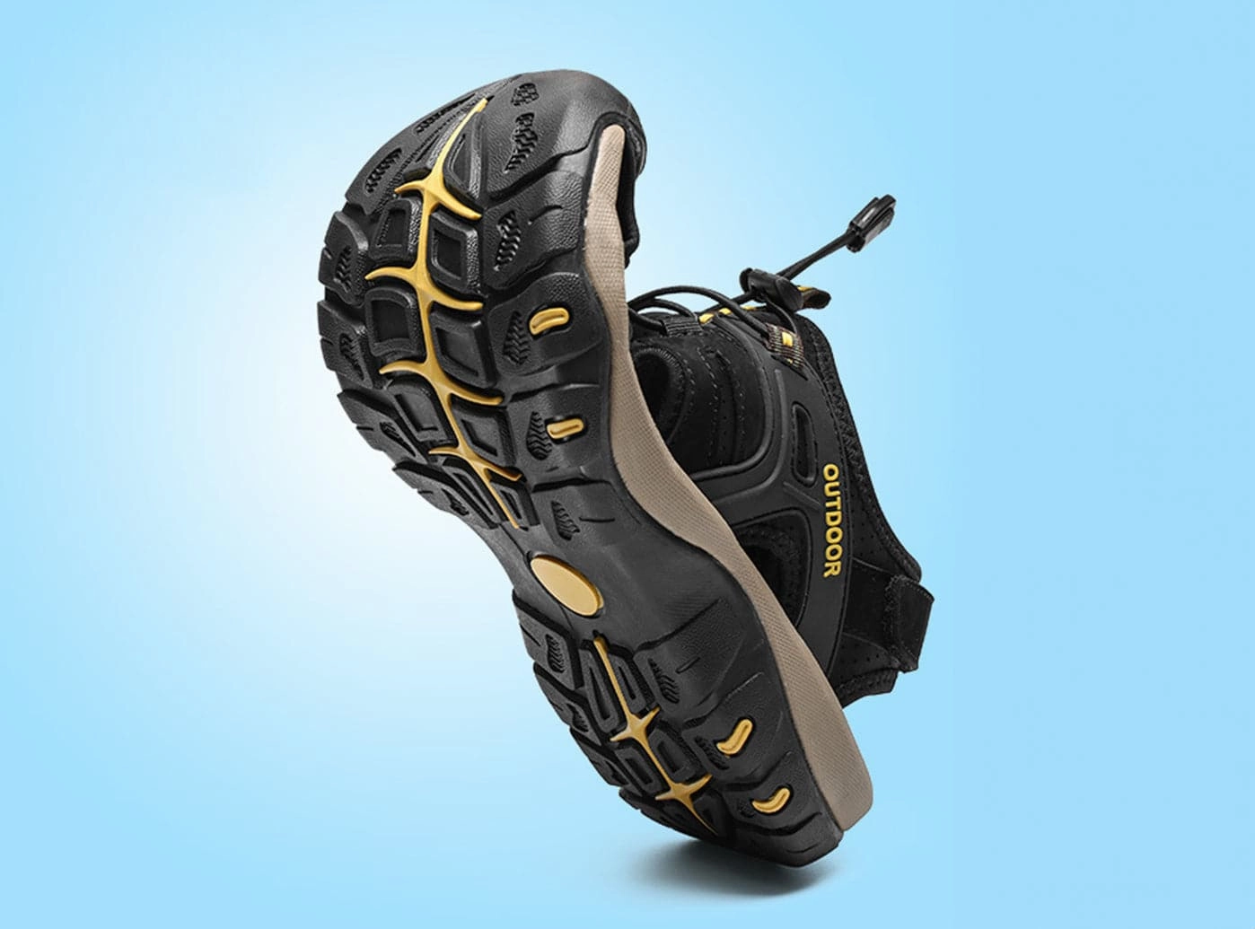 Hotels In Barbados FitVille Men's TrekToe Sandals V2