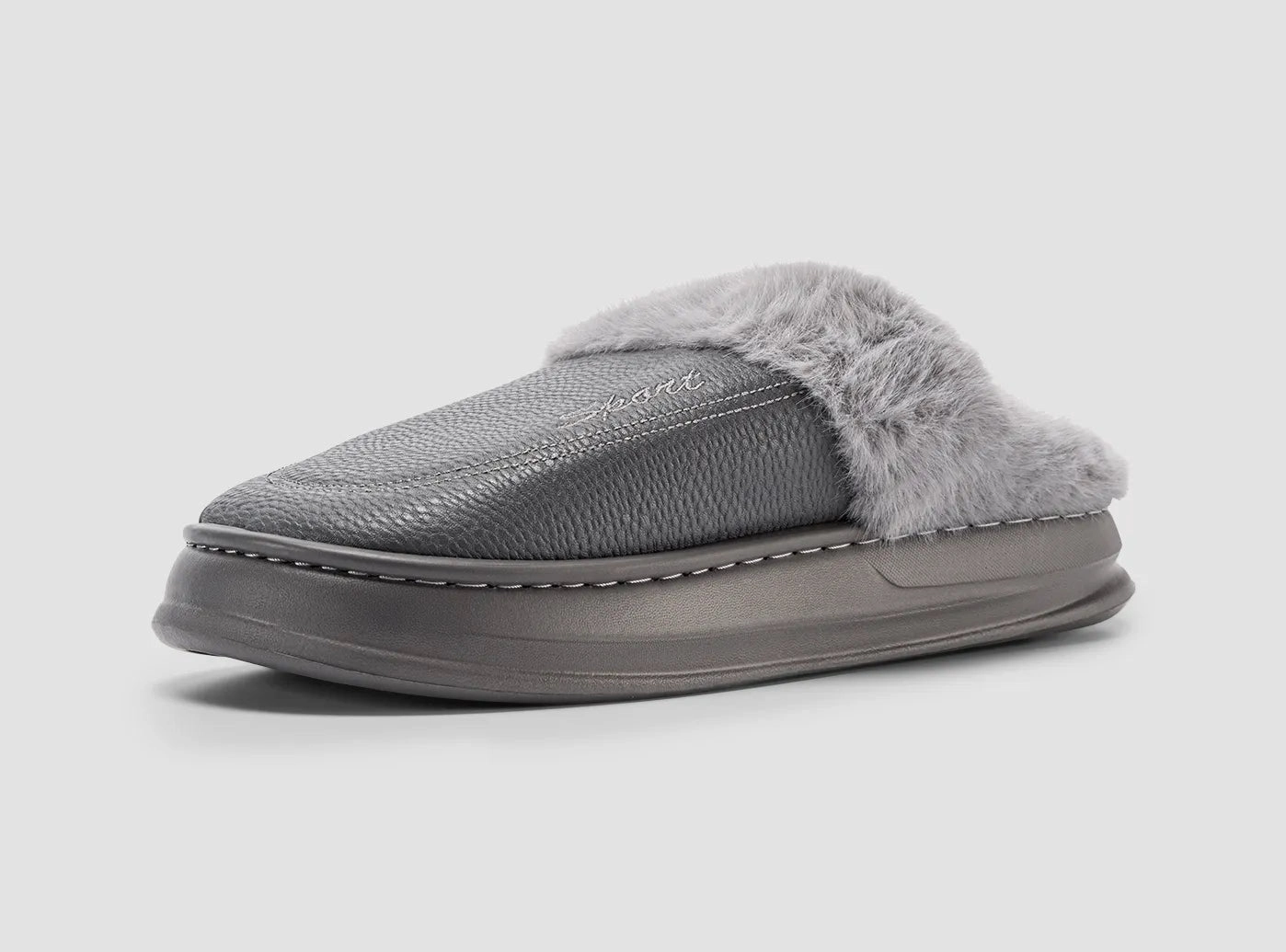 FitVille Men's Waterproof Winter Slippers Watermelon Slippers