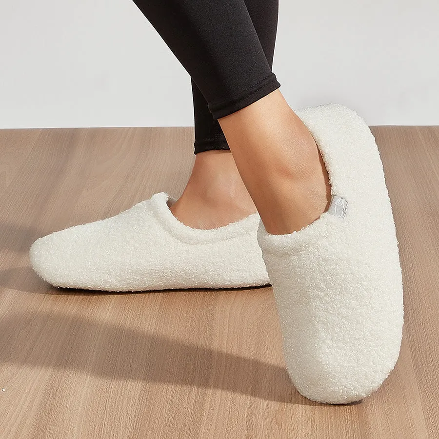 House Slippers On Sale Women Casual Fluffy House Slippers with Polar Fleece Lining