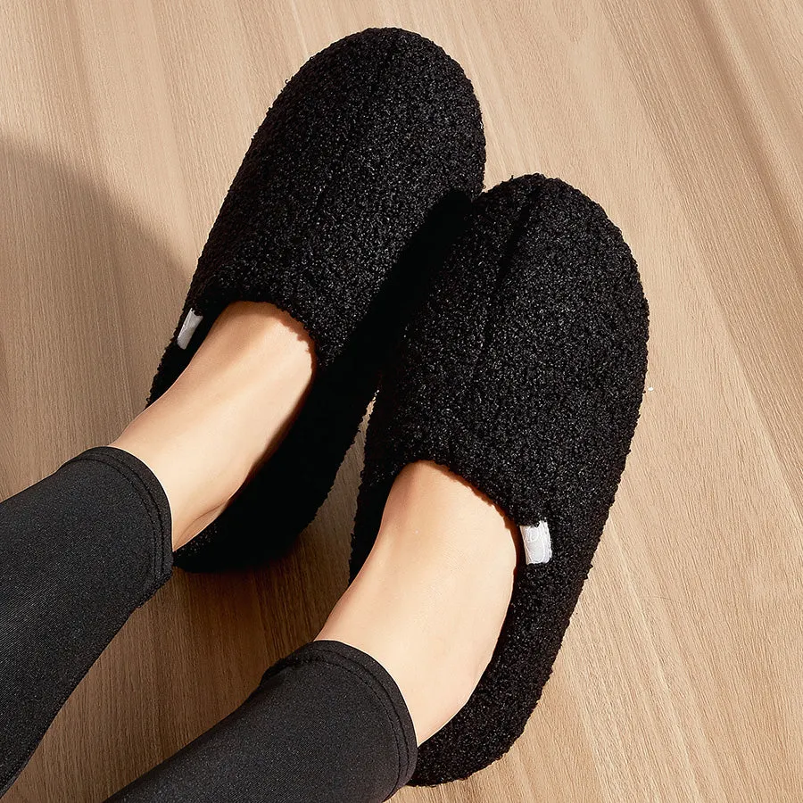 Beetlejuice Slippers Women Casual Fluffy House Slippers with Polar Fleece Lining