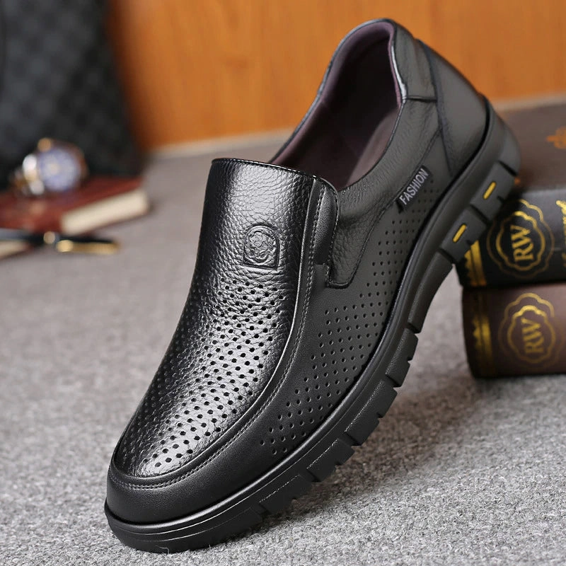 Crossfit Shoes For Flat Feet Flat Platform Casual Leather Shoes For Men