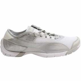 Puma Future CAT Mens Silver Trainers Puma Shoes New Article