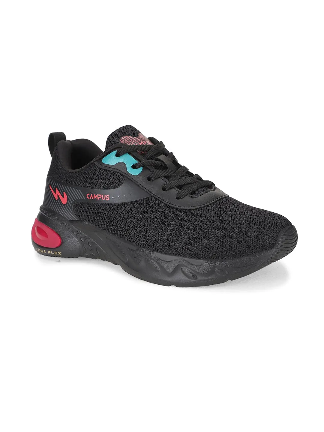 FLICKER Black Women's Sports Shoes Running Shoes Jd
