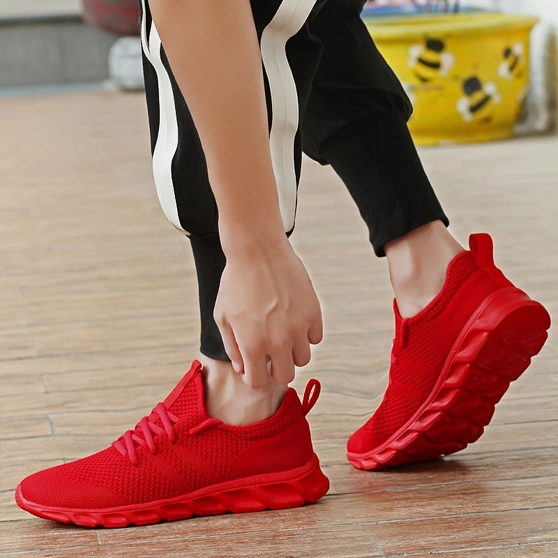 Red Damyuan Sports Shoes - Felix Louboutin Sneakers