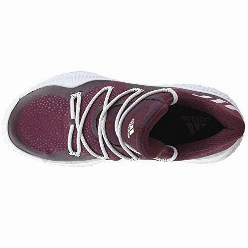 adidas Crazy Explosive Low Shoe - Men's Basketball 14 Maroon/White/Black Adidas Thick Shoes